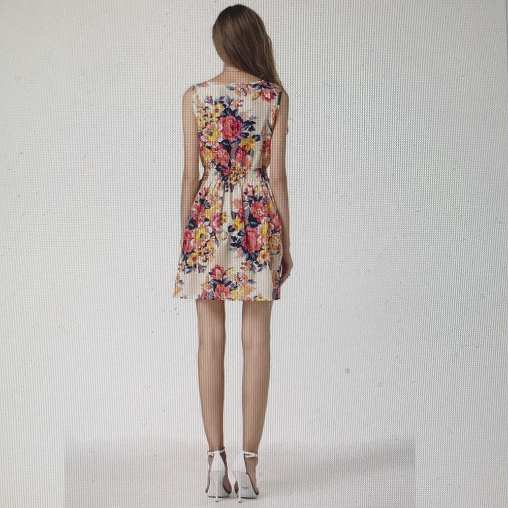 Flower Floral Women’s Fashion Dresses  S/M/L/XL - Picture 4 of 7